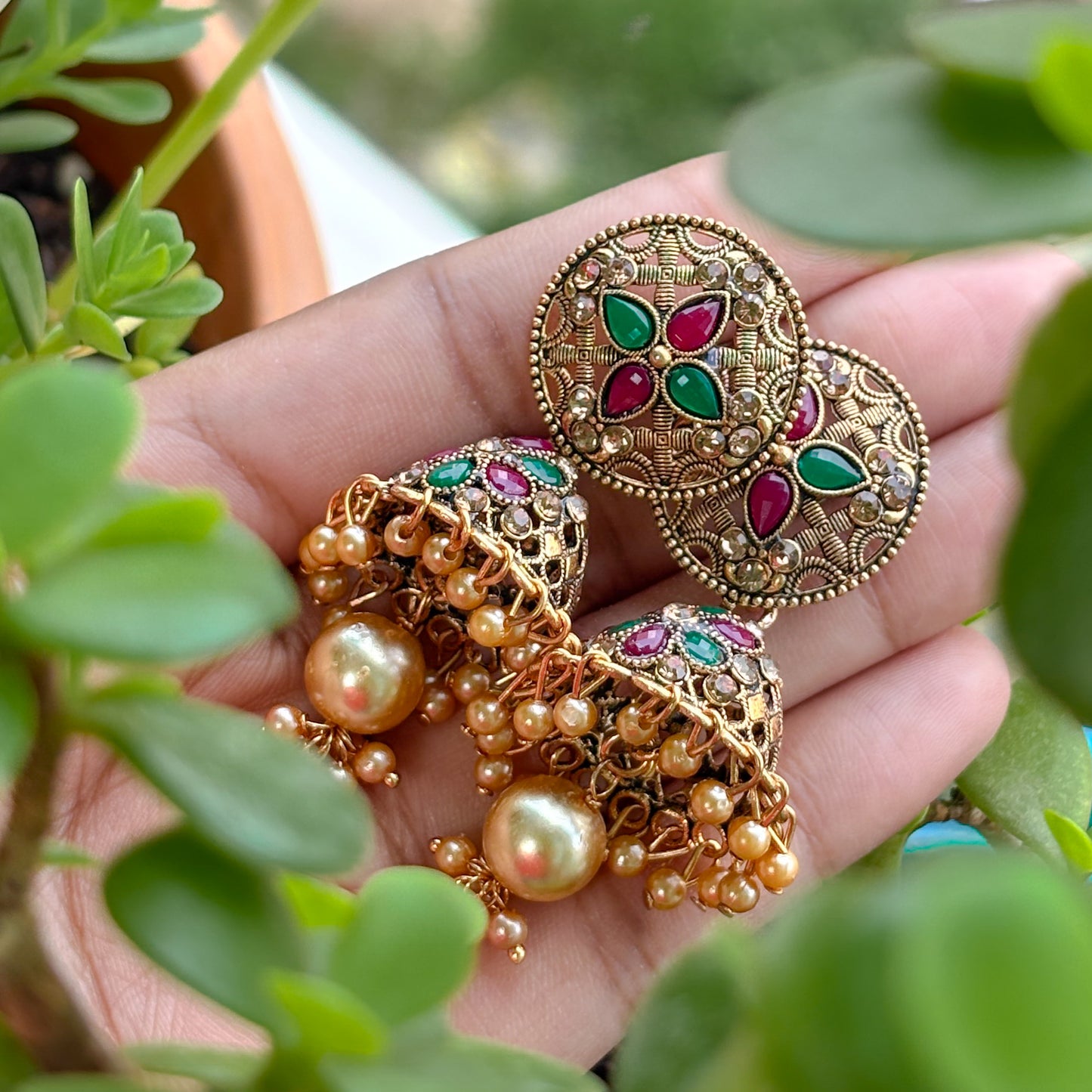 Royal Heritage Jhumkas